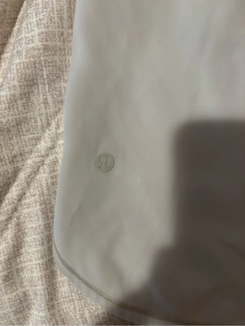 lululemon athletica Light Sage/gray Elastic Waist Skirt
